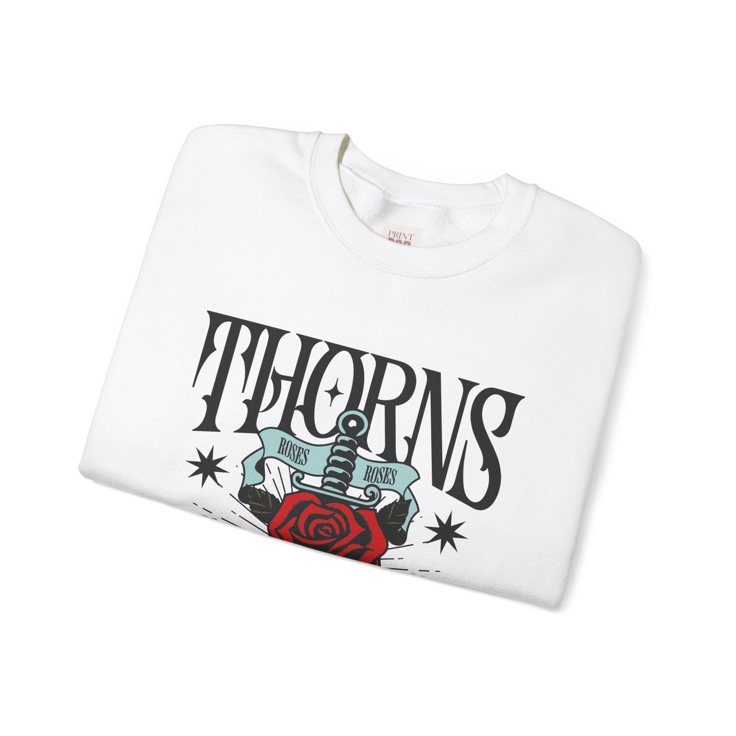 Thorns Graphic Crewneck Sweatshirt - Unisex Heavy Blend, Stylish & Comfortable