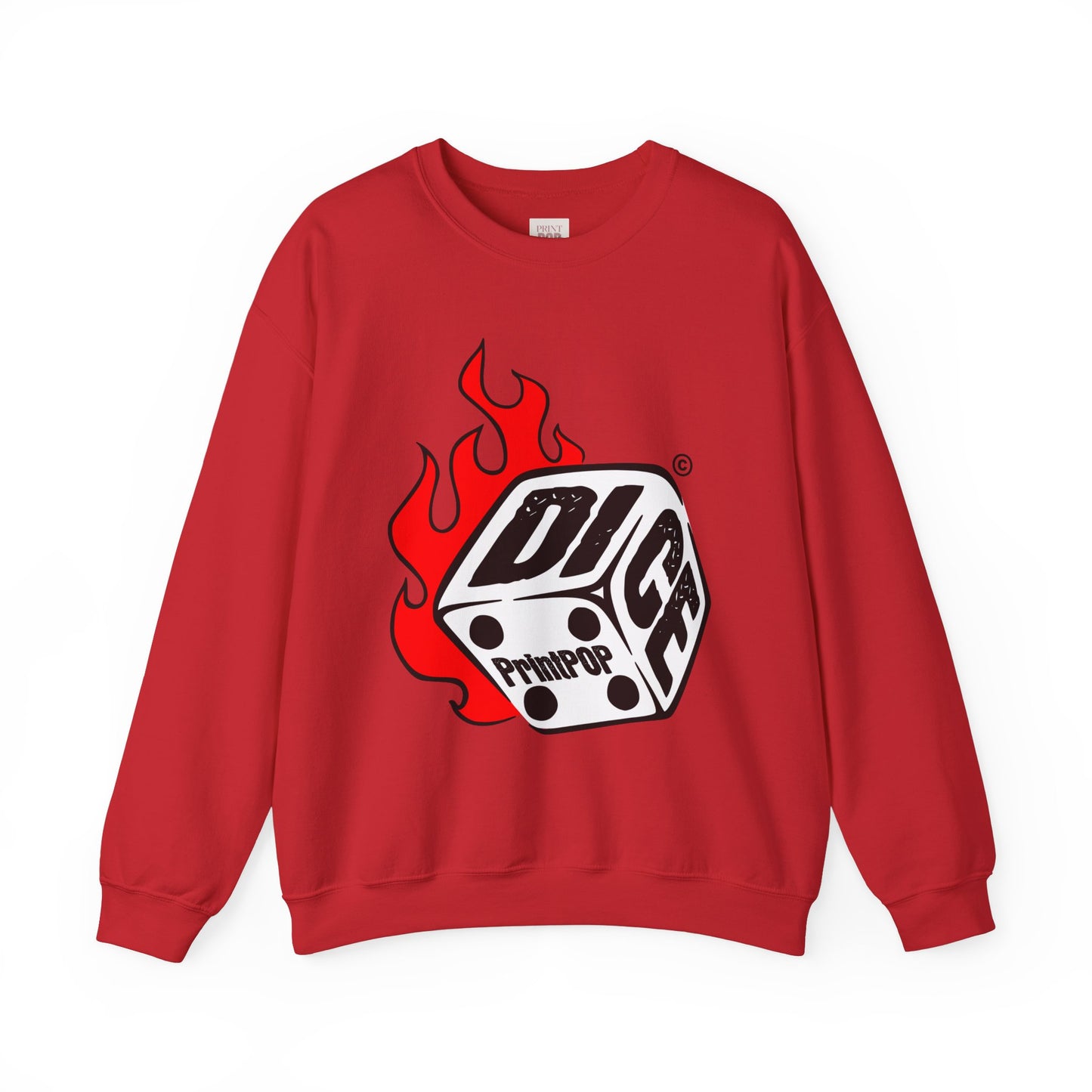 Dig Fire Unisex Crewneck Sweatshirt - Heavy Blend, Trendy Casual Wear