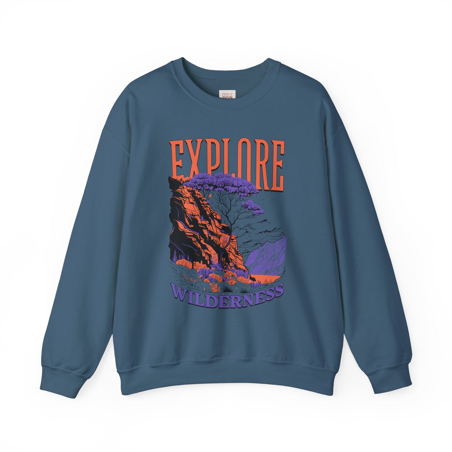 Explore Wilderness Unisex Heavy Blend Crewneck Sweatshirt - Premium Quality and Stylish