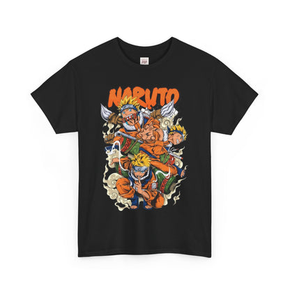 Naruto Shippuden Uzumaki Naruto Unisex Heavy Cotton Tee - Vibrant and Stylish Design for Otaku Heads