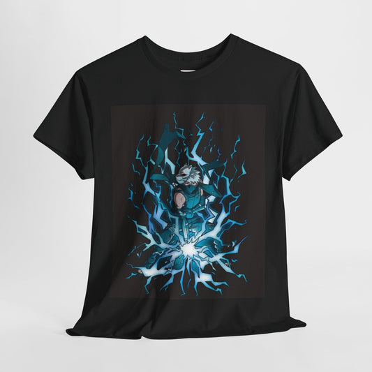 Naruto Shippuden Kakashi Unisex Heavy Cotton Tee - Vibrant and Stylish Design for Otaku Heads