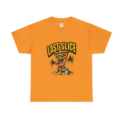 Last Slice Unisex Heavy Cotton Tee - Fun Pizza-Themed Graphic T-Shirt for Food Lovers