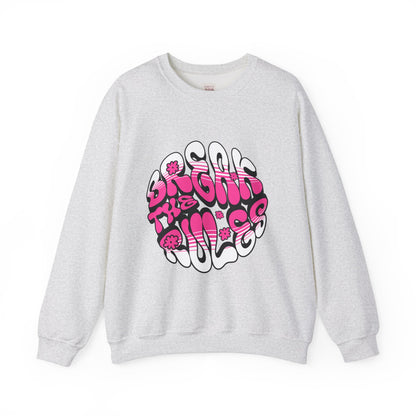 Brighten the Rules Unisex Crewneck Sweatshirt – Fun & Cozy Graphic Sweatshirt