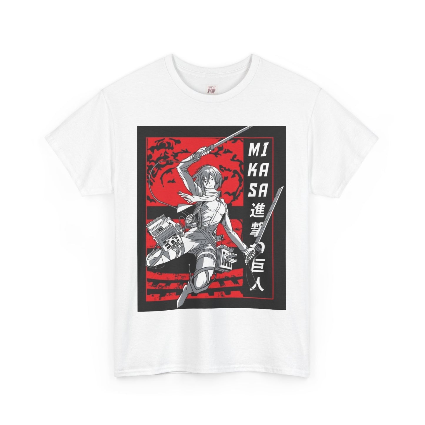 Attack On Titan Unisex Heavy Cotton Tee - Vibrant and Stylish Design for Otaku Heads