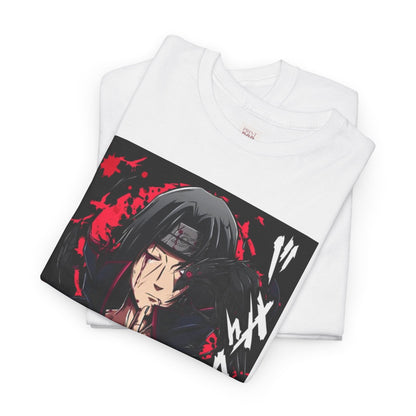 Naruto Shippuden Uchiha Itachi Unisex Heavy Cotton Tee - Vibrant and Stylish Design for Otaku Heads