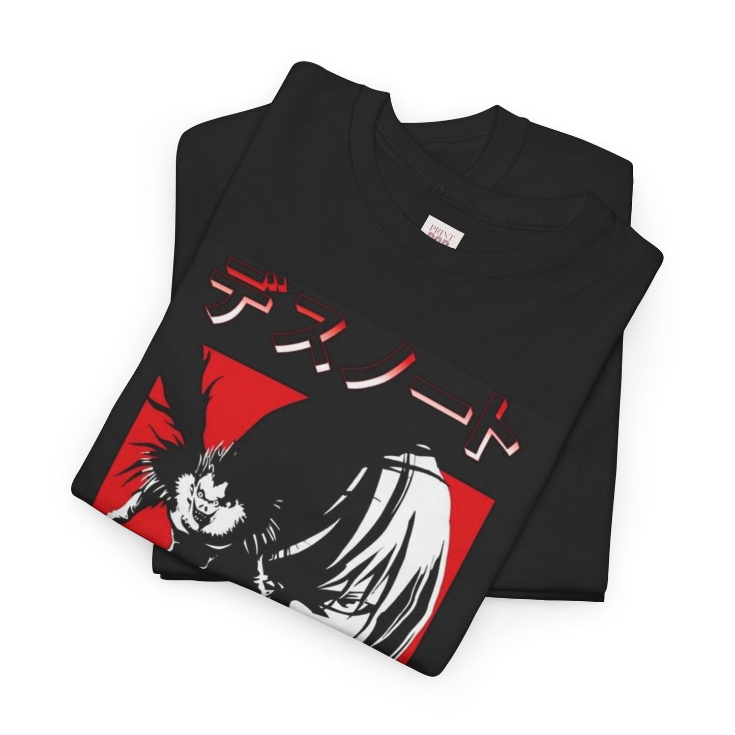 Death Note Light Yagami Unisex Heavy Cotton Tee - Vibrant and Stylish Design for Otaku Heads