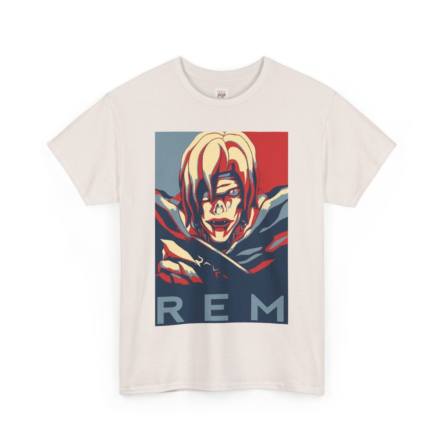 Death Note Rem Unisex Heavy Cotton Tee - Vibrant and Stylish Design for Otaku Heads