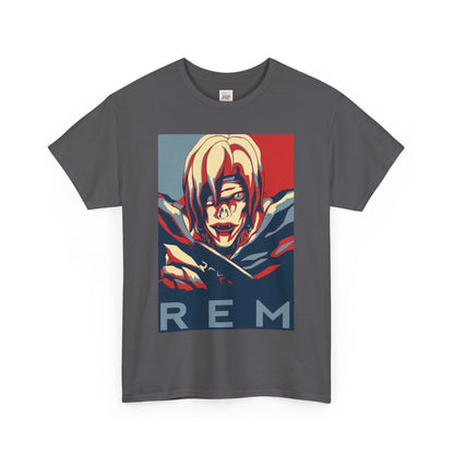 Death Note Rem Unisex Heavy Cotton Tee - Vibrant and Stylish Design for Otaku Heads