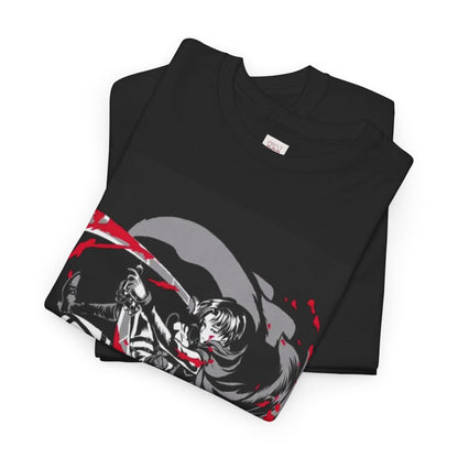 Attack On Titan Levi Ackerman Unisex Heavy Cotton Tee - Vibrant and Stylish Design for Otaku Heads