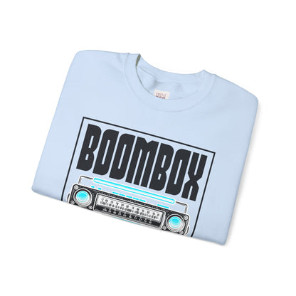 Retro Boombox Unisex Heavy Blend™ Crewneck Sweatshirt - Old School Vibes