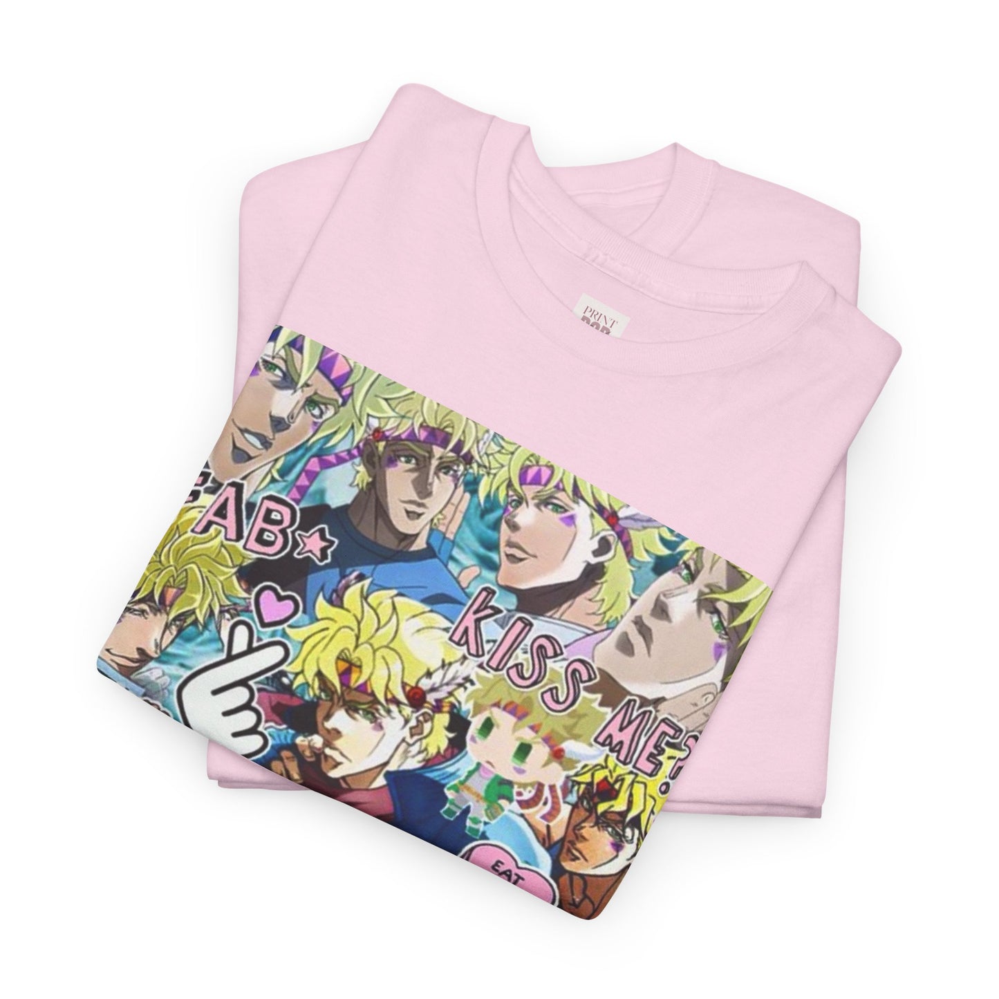 Jojo's Bizarre Adventure Caesar A. Zeppeli Unisex Heavy Cotton Tee - Vibrant and Stylish Design for Otaku Heads