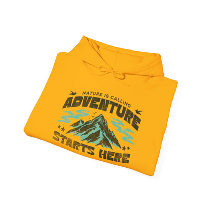 Adventure Awaits Quoted Unisex Heavy Blend Hoodie - Stylish, Premium and High Quality