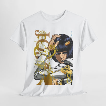 Jojo's Bizarre Adventure Bruno Bucciarati  Unisex Heavy Cotton Tee - Vibrant and Stylish Design for Otaku Heads