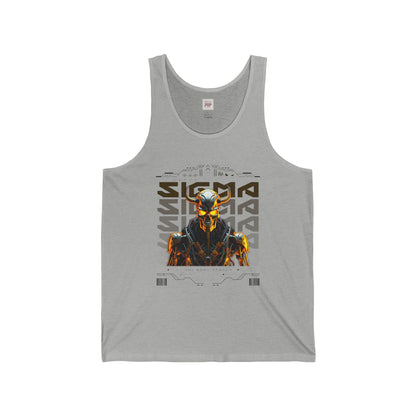 Futuristic Graphic Unisex Jersey Tank - Perfect for Summer Vibes