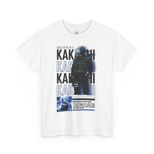 Naruto Shippuden Kakashi Unisex Heavy Cotton Tee - Vibrant and Stylish Design for Otaku Heads