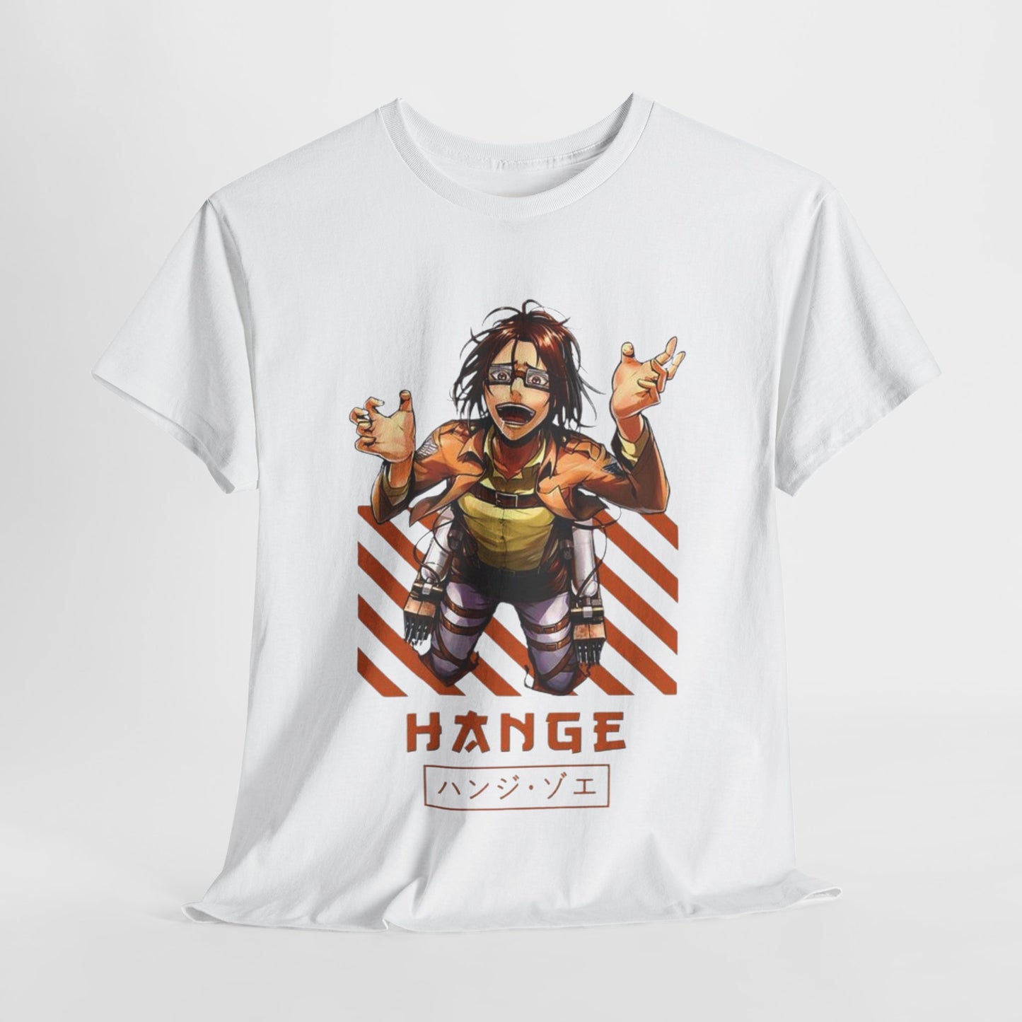 Attack On Titan Hange Zoë Unisex Heavy Cotton Tee - Vibrant and Stylish Design for Otaku Heads