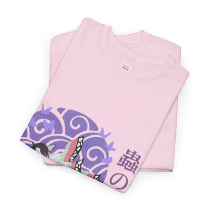 Demon Slayer Kocho Shinobu Unisex Heavy Cotton Tee - Vibrant and Stylish Design for Otaku Heads