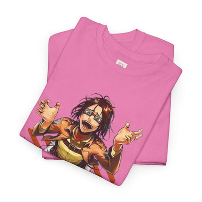 Attack On Titan Hange Zoë Unisex Heavy Cotton Tee - Vibrant and Stylish Design for Otaku Heads