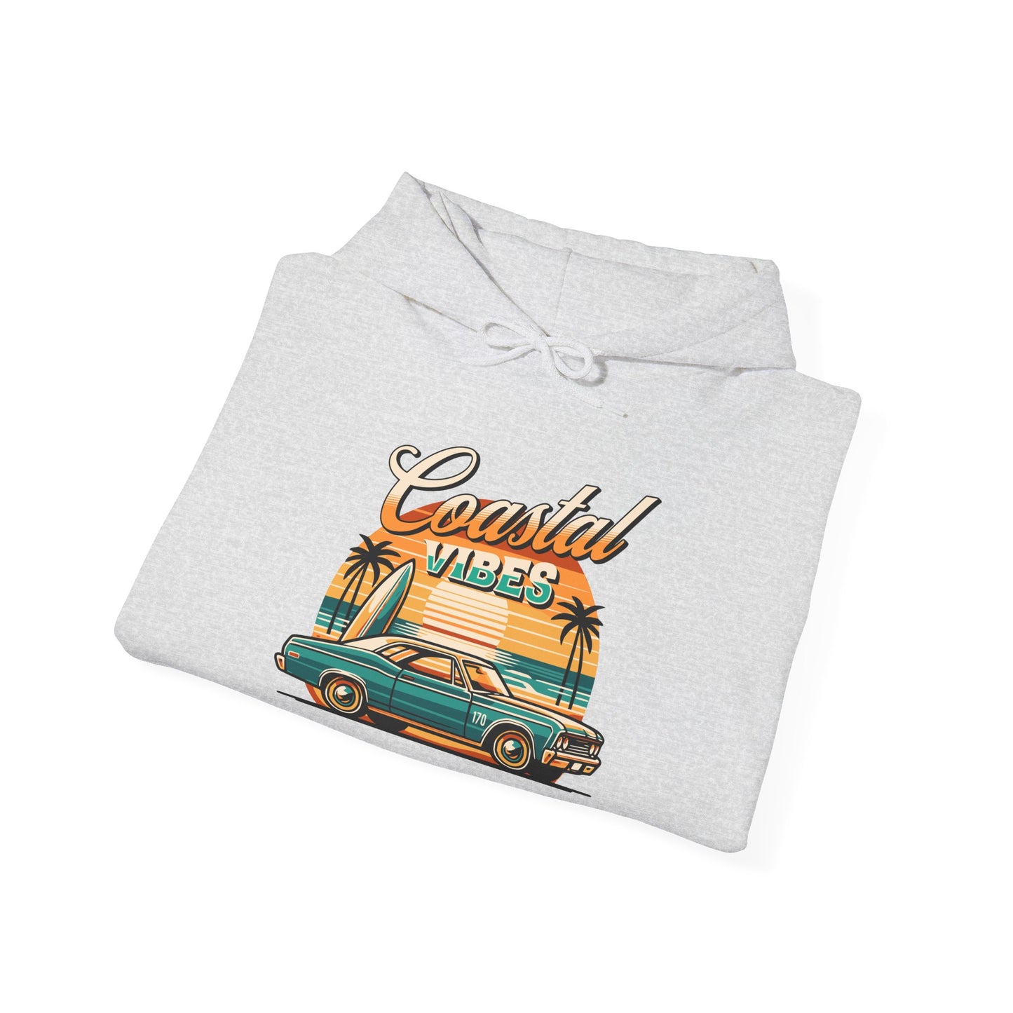 Coastal Vibes Unisex Hoodie - Relaxed and Stylish Hoodie for Beach Lovers