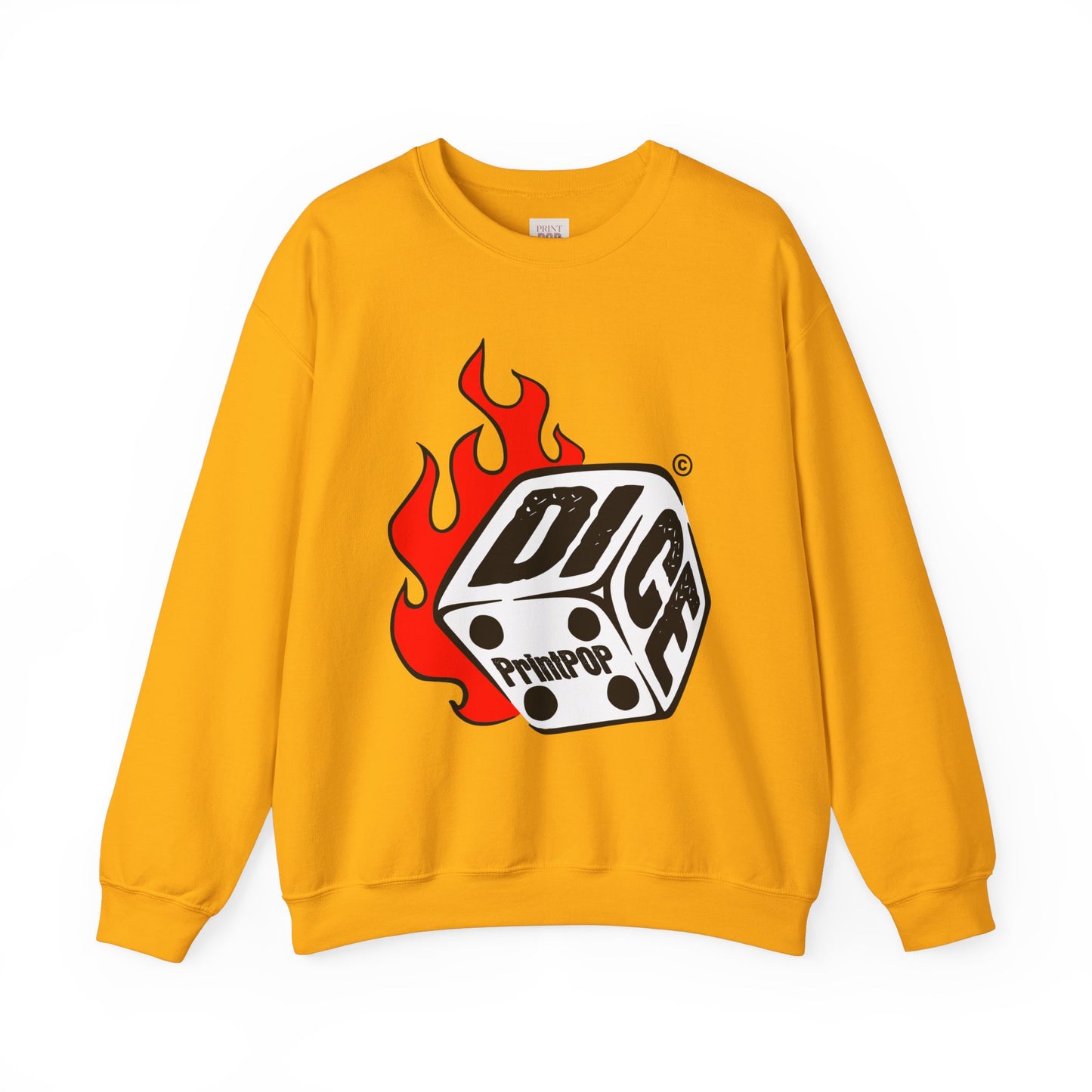 Dig Fire Unisex Crewneck Sweatshirt - Heavy Blend, Trendy Casual Wear