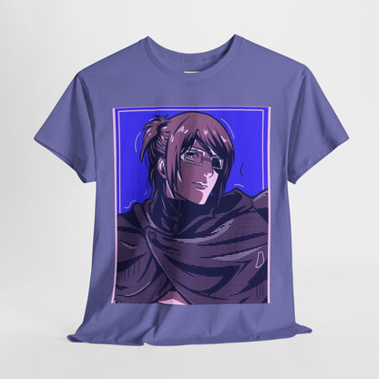 Attack On Titan Hange Zoë Unisex Heavy Cotton Tee - Vibrant and Stylish Design for Otaku Heads