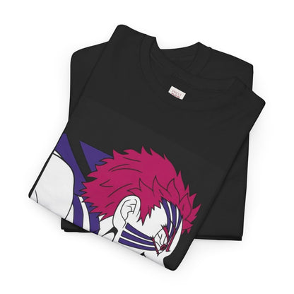 Demon Slayer Akaza Unisex Heavy Cotton Tee - Vibrant and Stylish Design for Otaku Heads