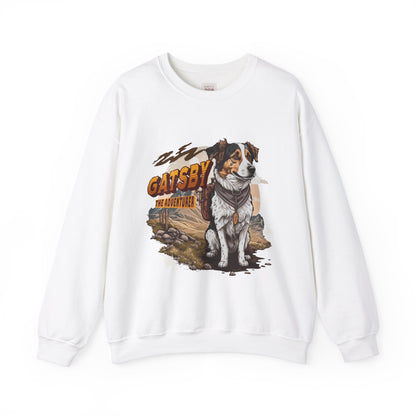 Gatsby the Adventurer Unisex Sweatshirt - Cozy Dog Lover Apparel