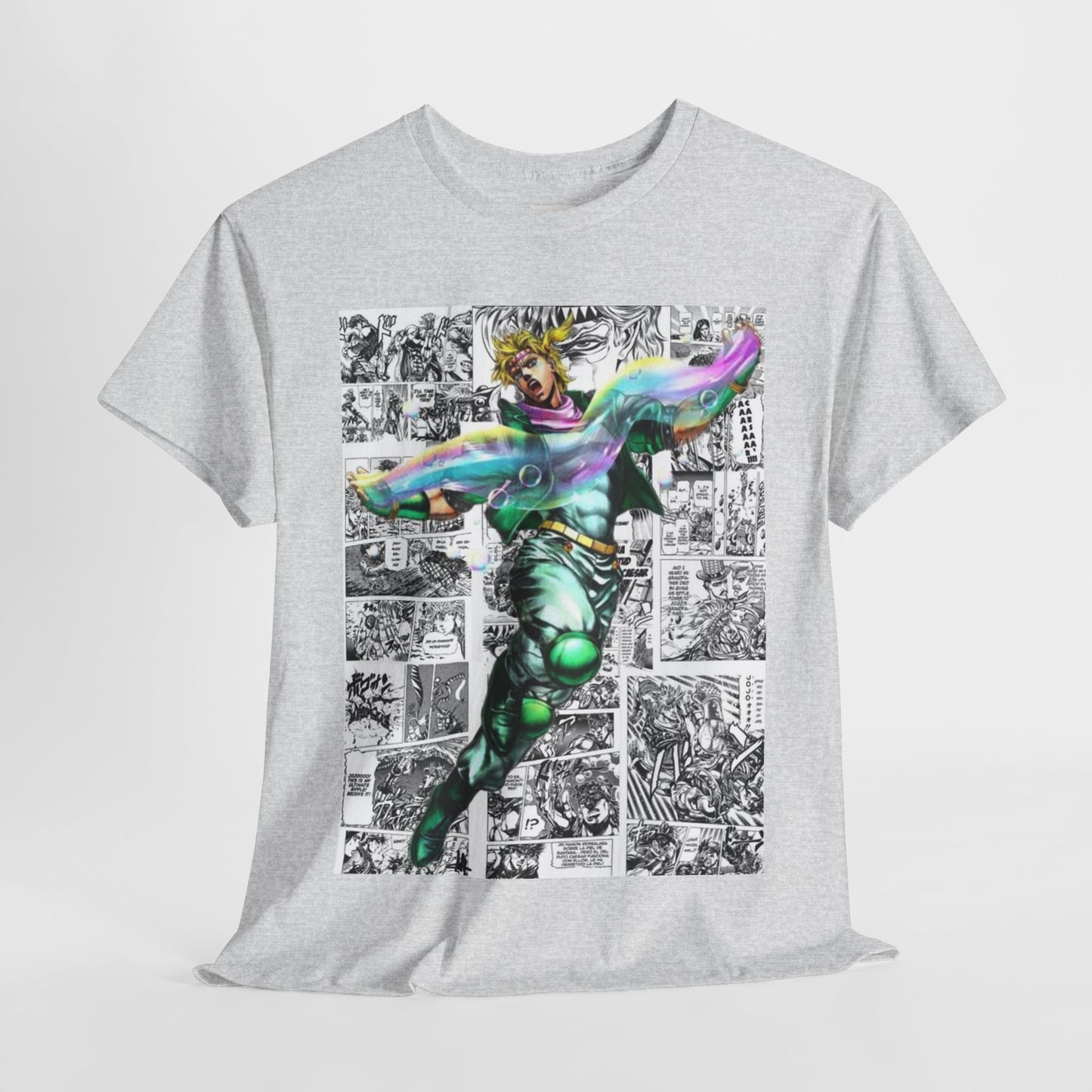 Jojo's Bizarre Adventure Caesar A. Zeppeli Unisex Heavy Cotton Tee - Vibrant and Stylish Design for Otaku Heads