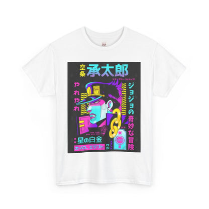 Jojo's Bizarre Adventure Unisex Heavy Cotton Tee - Vibrant and Stylish Design for Otaku Heads