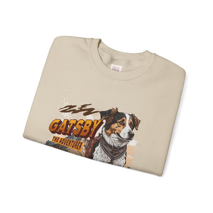 Gatsby the Adventurer Unisex Sweatshirt - Cozy Dog Lover Apparel