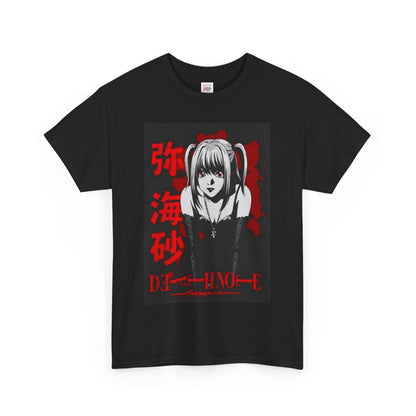 Death Note Misa Amane Unisex Heavy Cotton Tee - Vibrant and Stylish Design for Otaku Heads