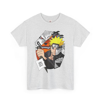 Naruto Shippuden Uzumaki Naruto Unisex Heavy Cotton Tee - Vibrant and Stylish Design for Otaku Heads