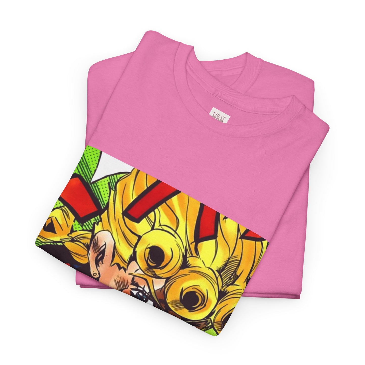 Jojo's Bizarre Adventure Giorno Giovanna Unisex Heavy Cotton Tee - Vibrant and Stylish Design for Otaku Heads