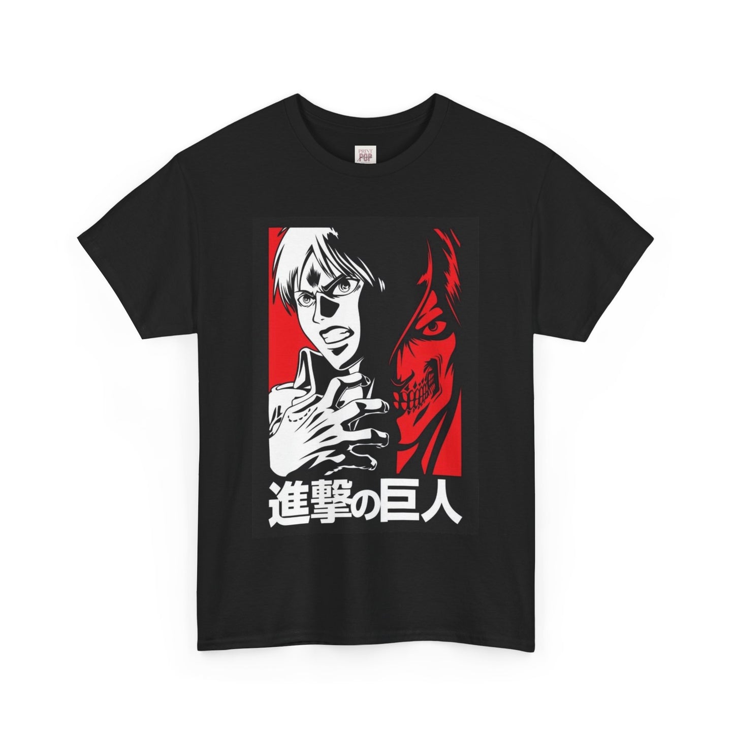 Attack On Titan Unisex Heavy Cotton Tee - Vibrant and Stylish Design for Otaku Heads