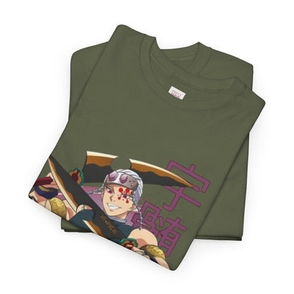 Demon Slayer Tengen Uzui Unisex Heavy Cotton Tee - Vibrant and Stylish Design for Otaku Heads