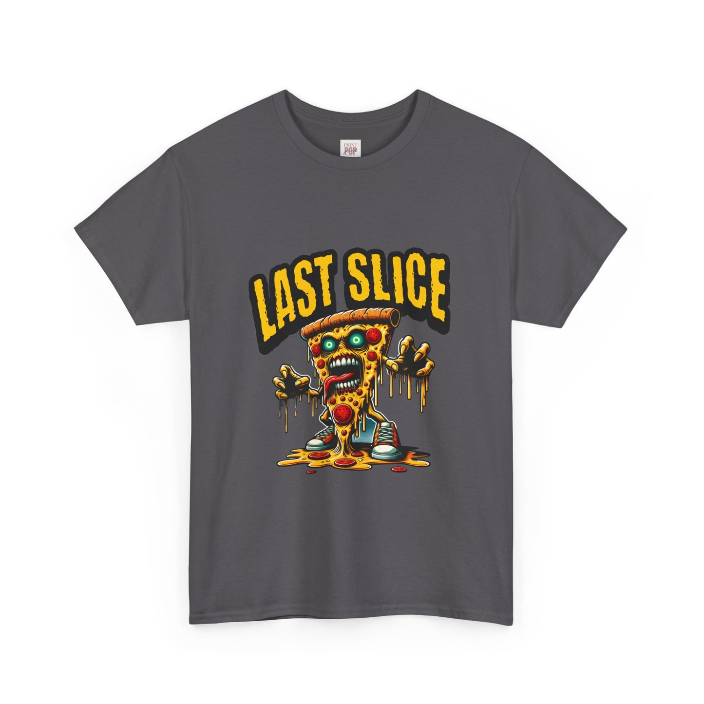 Last Slice Unisex Heavy Cotton Tee - Fun Pizza-Themed Graphic T-Shirt for Food Lovers