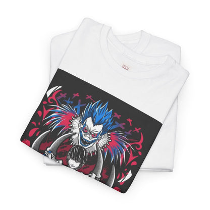 Death Note Unisex Heavy Cotton Tee - Vibrant and Stylish Design for Otaku Heads