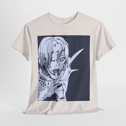 Death Note Rem Unisex Heavy Cotton Tee - Vibrant and Stylish Design for Otaku Heads