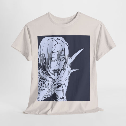 Death Note Rem Unisex Heavy Cotton Tee - Vibrant and Stylish Design for Otaku Heads