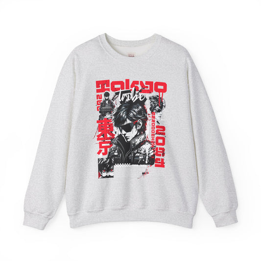 Vintage Anime Graphic Crewneck Sweatshirt - Comfortable Unisex Design