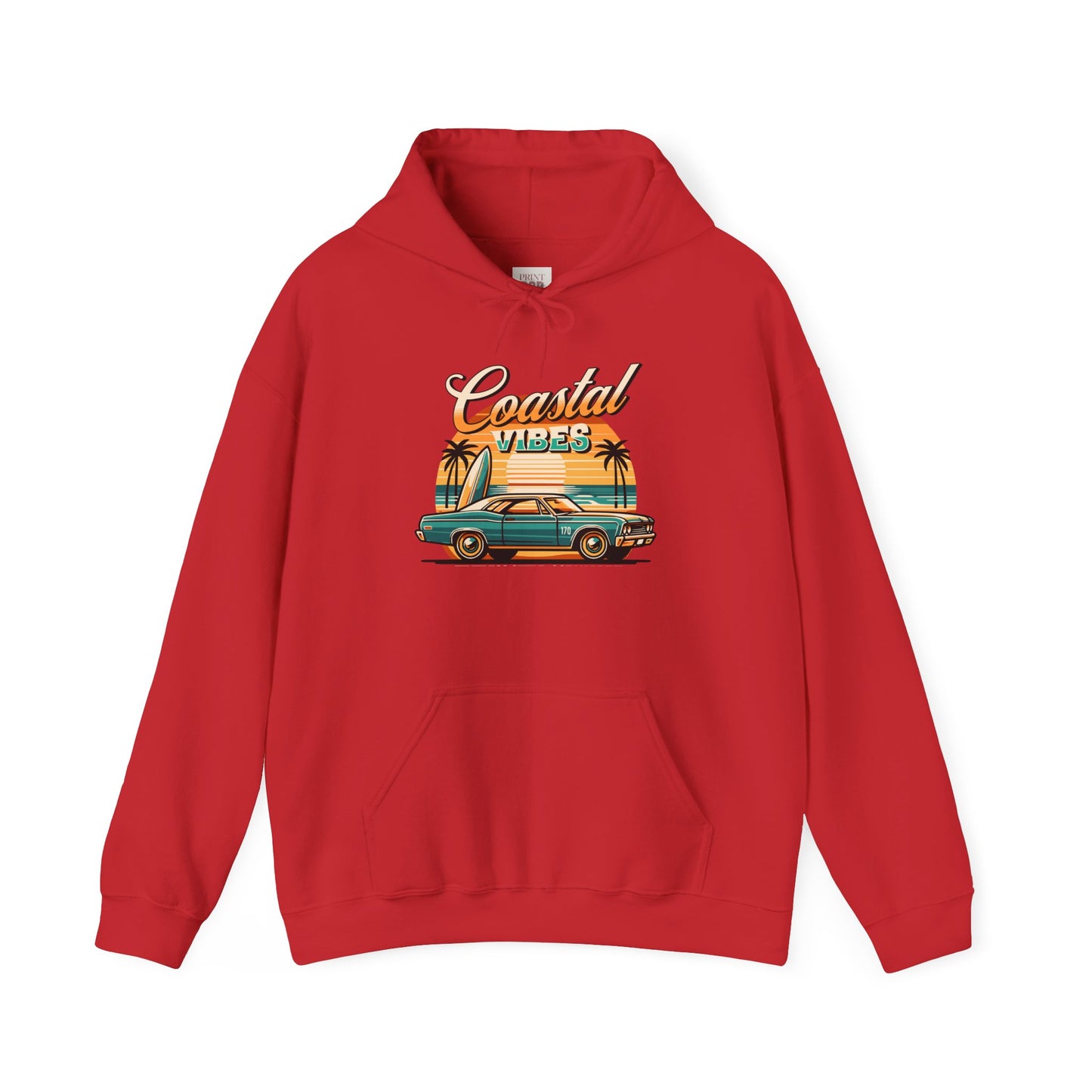 Coastal Vibes Unisex Hoodie - Relaxed and Stylish Hoodie for Beach Lovers