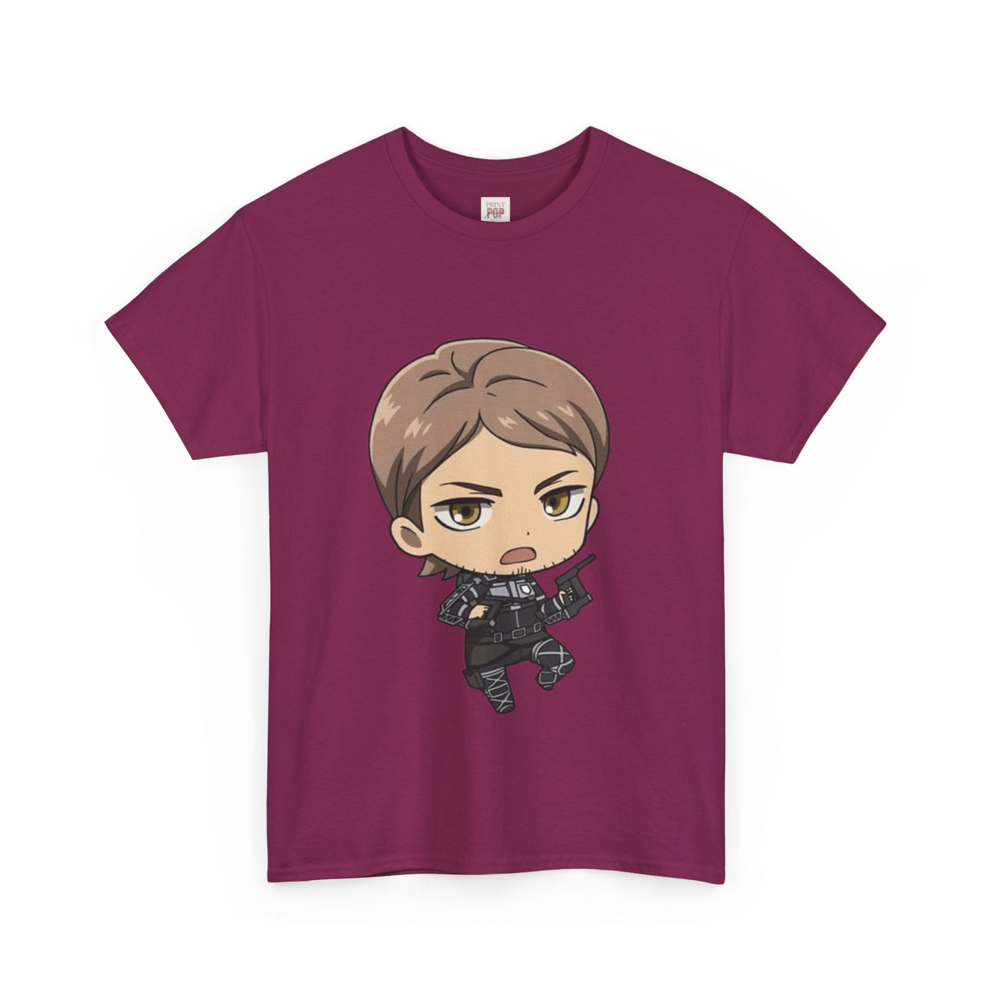 Attack On Titan Jean Kirstein Unisex Heavy Cotton Tee - Vibrant and Stylish Design for Otaku Heads