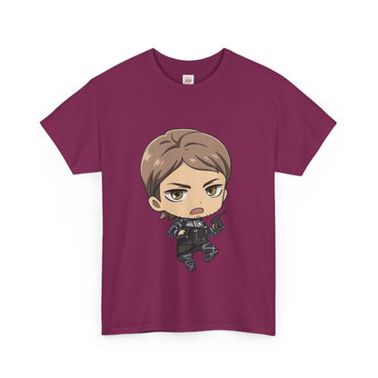 Attack On Titan Jean Kirstein Unisex Heavy Cotton Tee - Vibrant and Stylish Design for Otaku Heads