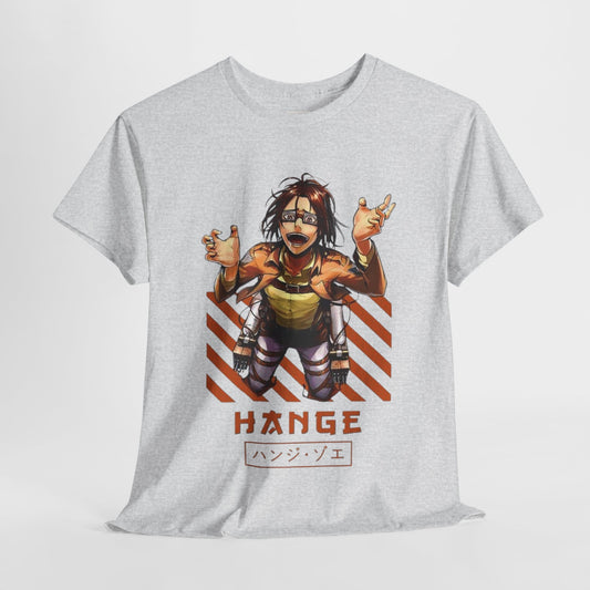 Attack On Titan Hange Zoë Unisex Heavy Cotton Tee - Vibrant and Stylish Design for Otaku Heads