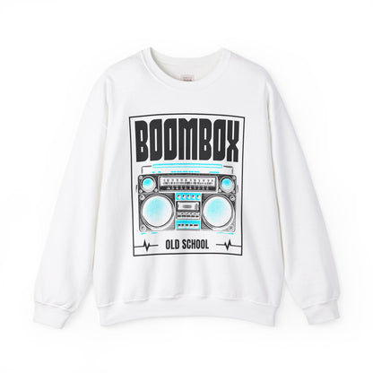 Retro Boombox Unisex Heavy Blend™ Crewneck Sweatshirt - Old School Vibes