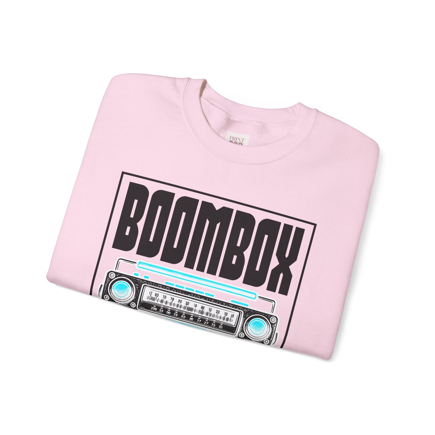 Retro Boombox Unisex Heavy Blend™ Crewneck Sweatshirt - Old School Vibes