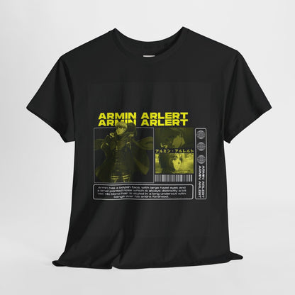 Attack On Titan Armin Arlert Unisex Heavy Cotton Tee - Vibrant and Stylish Design for Otaku Heads