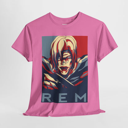 Death Note Rem Unisex Heavy Cotton Tee - Vibrant and Stylish Design for Otaku Heads