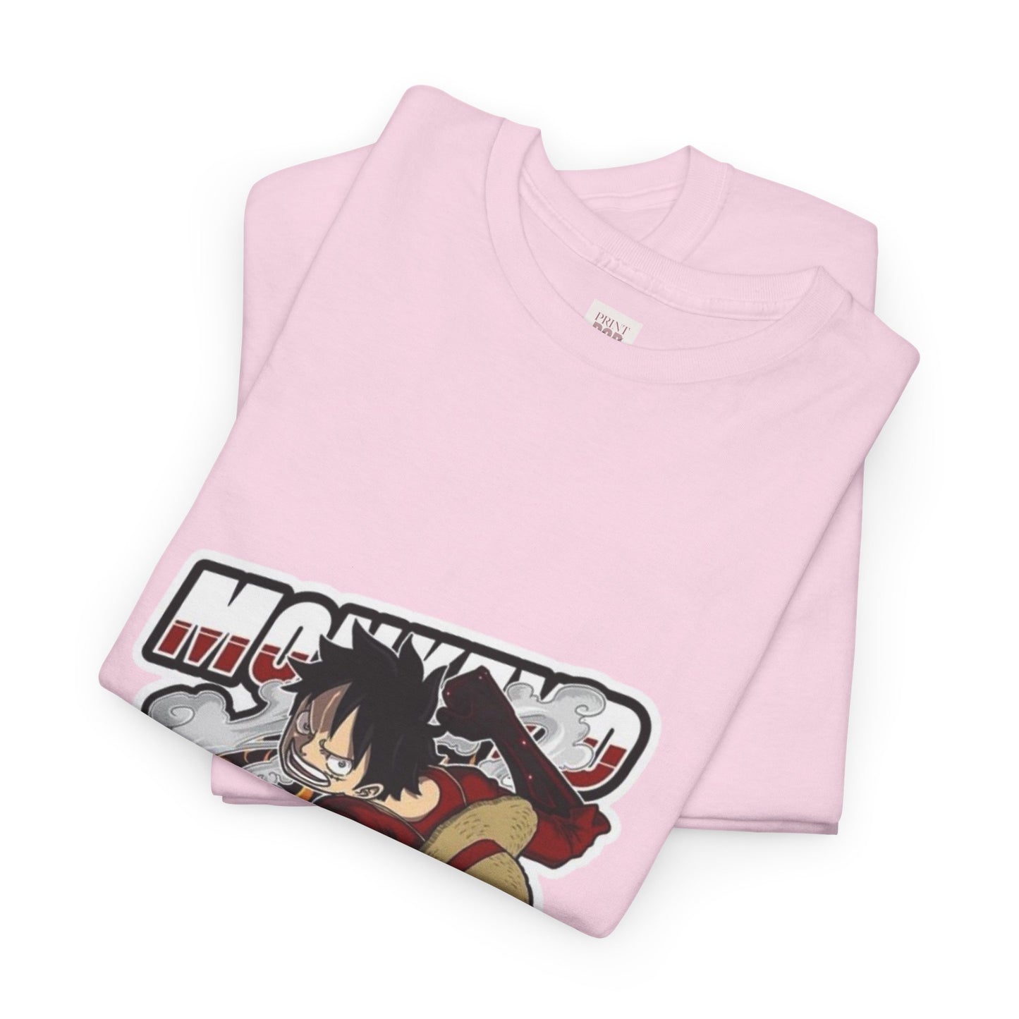 One Piece Luffy Unisex Heavy Cotton Tee - Vibrant and Stylish Design for Otaku Heads