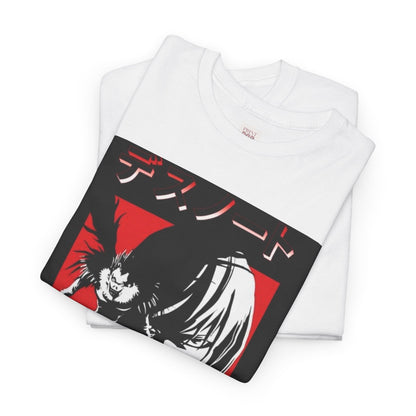 Death Note Light Yagami Unisex Heavy Cotton Tee - Vibrant and Stylish Design for Otaku Heads